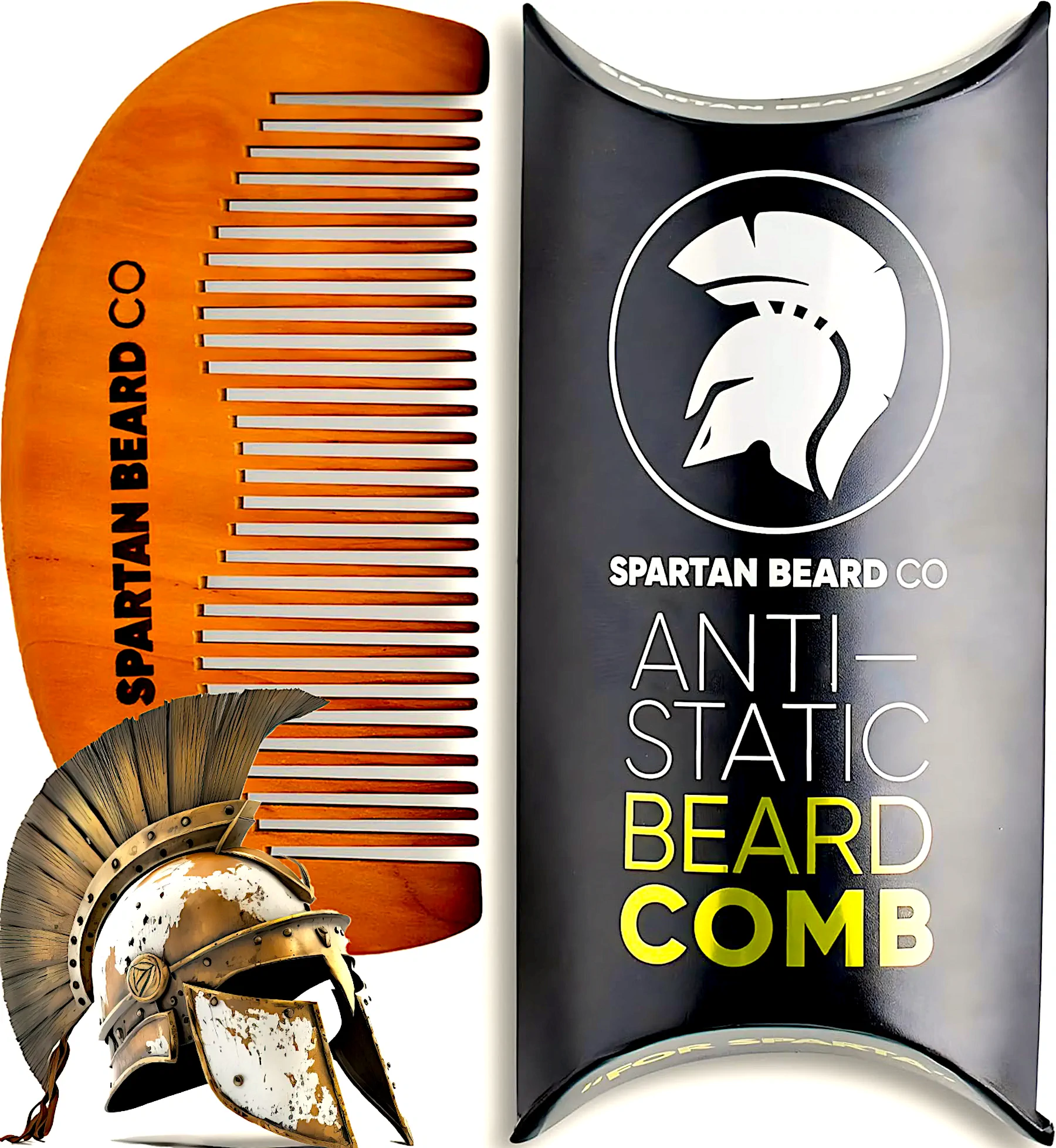 Spartan Beard Co - Wooden Beard Comb