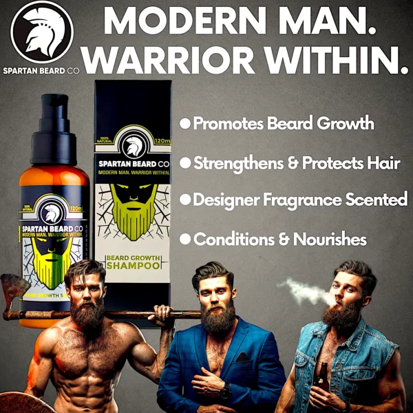 Spartan Beard Co - Beard Growth Shampoo Wash
