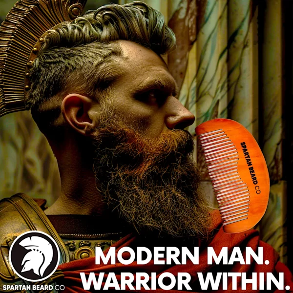 Spartan Beard Co - Wooden Pocket Beard Comb